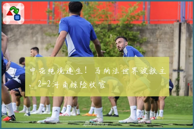 申花绝境逢生!马纳法世界波救主,2-2河南惊险收官